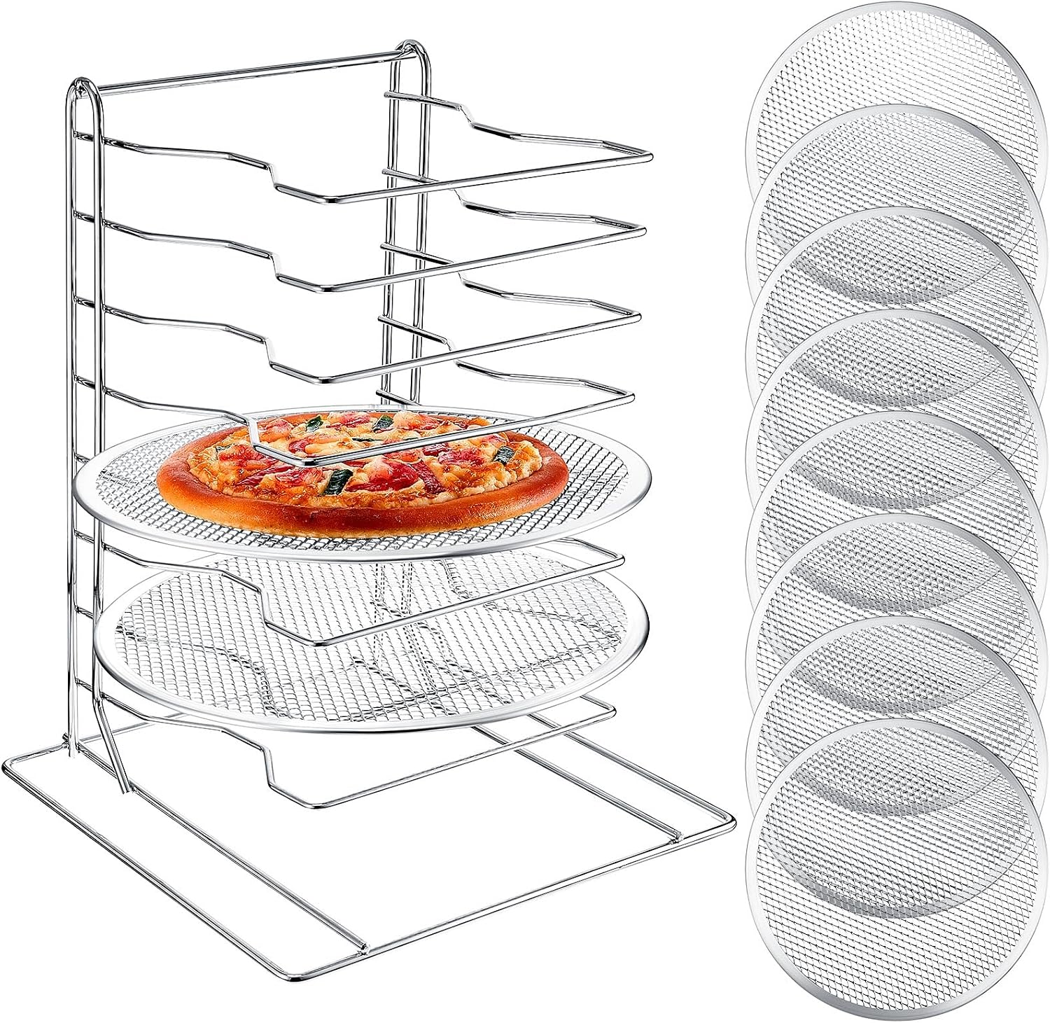 Kitchen Baking Products - Étagère à pizza à 8 niveaux