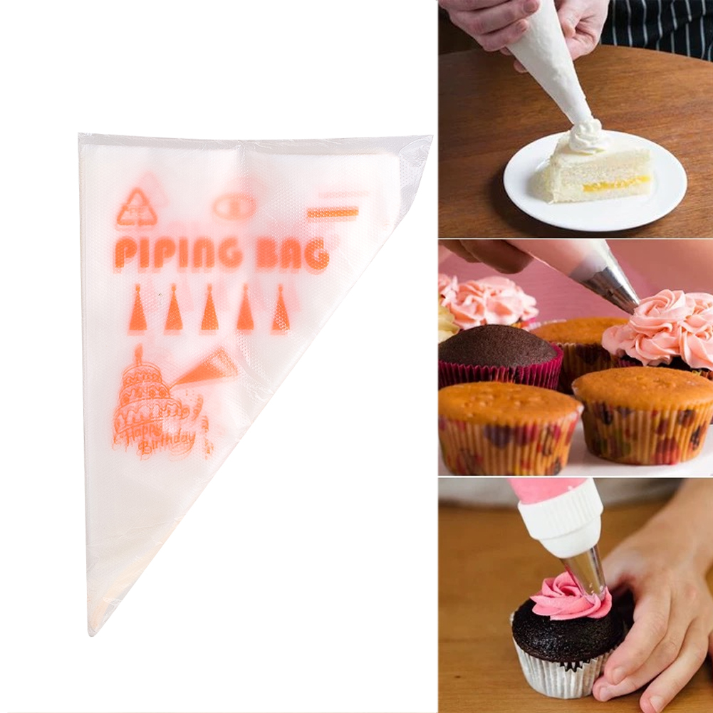 Piping Bag Disposable - 100 Sacs à Pâtisserie Épais Jetables