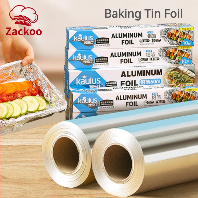 Kitchen Baking Paper - Zackoo 10/20/40M feuille d'aluminium pour emballage