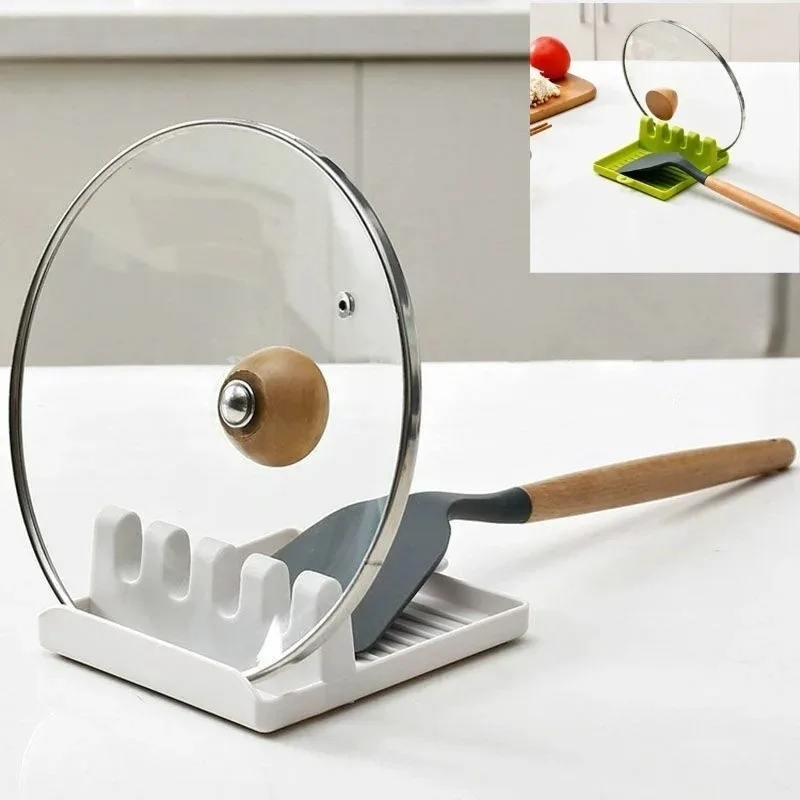 Kitchen Baking Pan Organizer - Support de couvercle de casserole, cuillères,