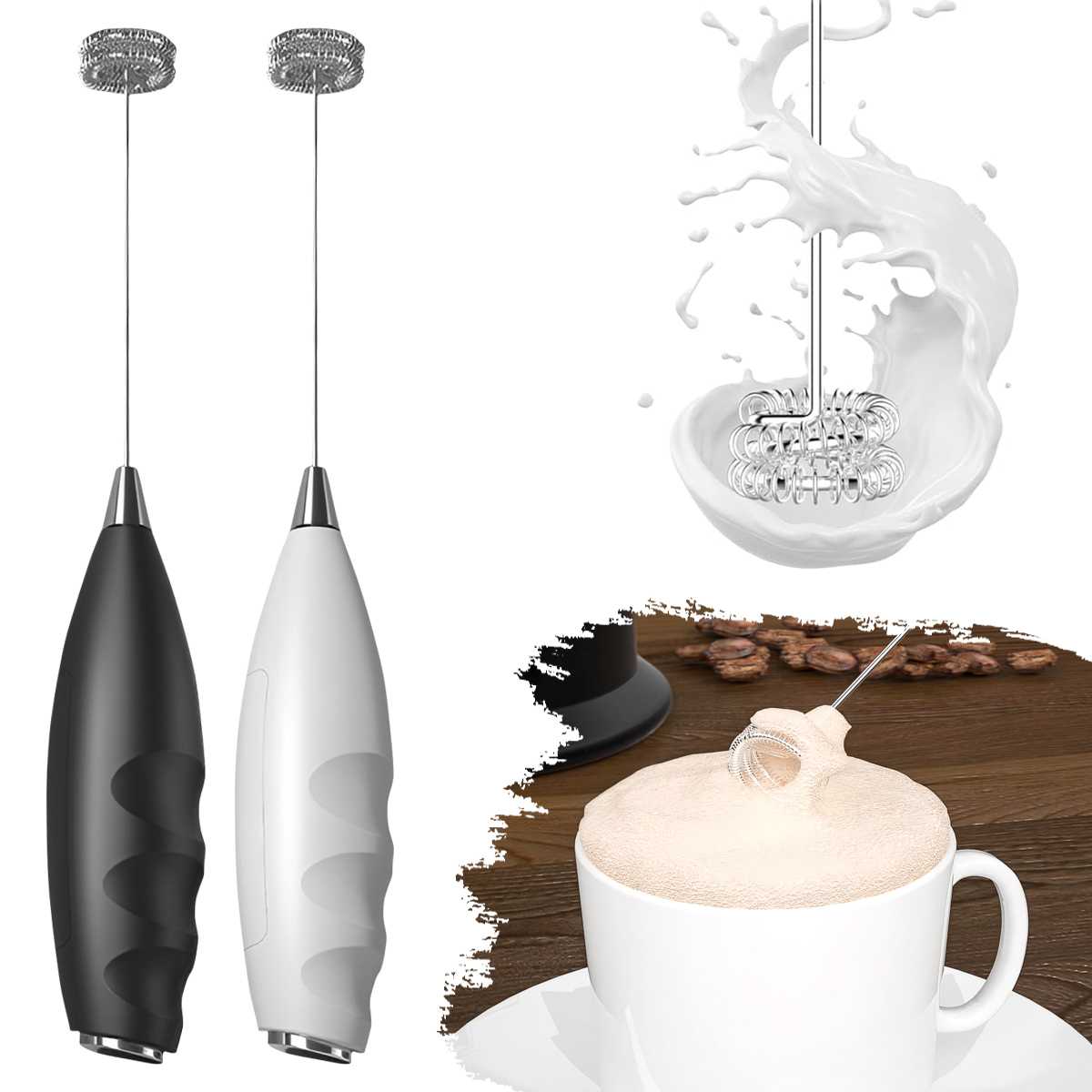 Kitchen Baking Appliances - Mousseur à lait électrique, fouet électrique