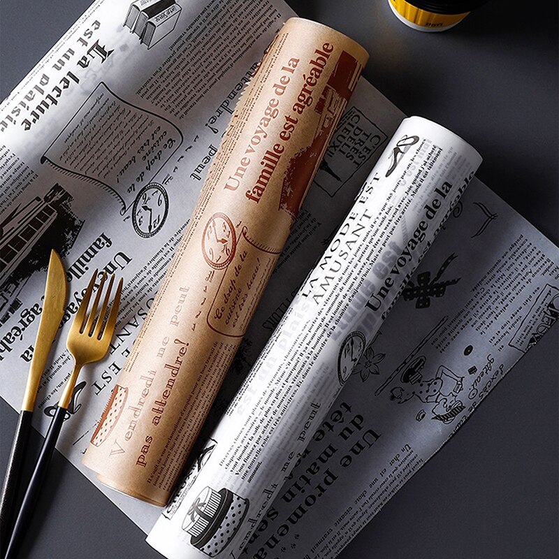 Kitchen Baking Paper - Rouleau de papier absorbant l'huile pour