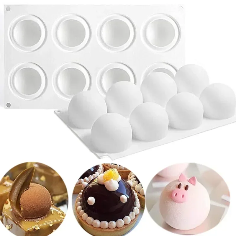 Kitchen Baking Store - Moule sphère 3D en Silicone pour