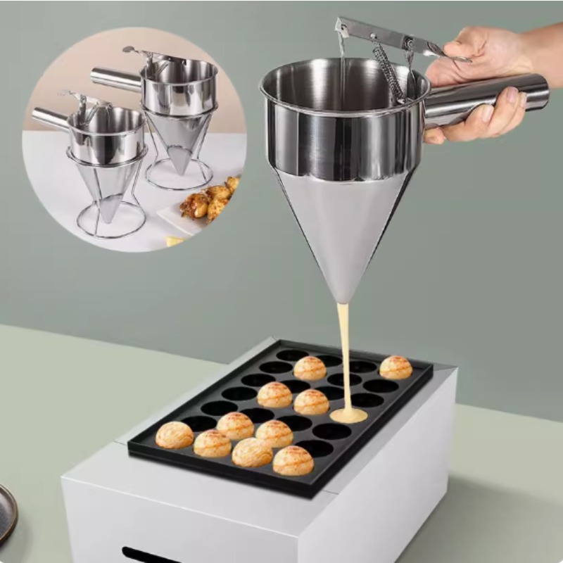 Kitchen Baking Store - Entonnoir distributeur de liquide en acier