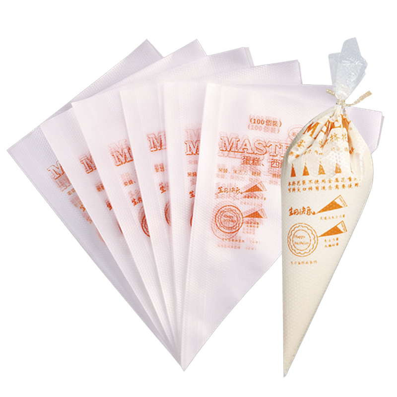 Piping Bag Disposable - 100 pièces sac à pâtisserie jetable