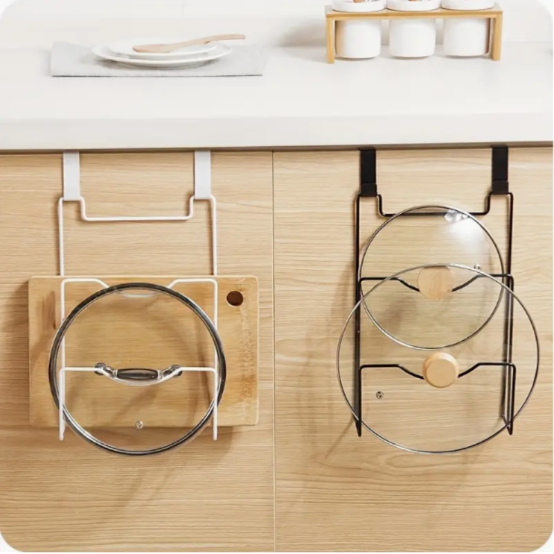 Kitchen Baking Pan Organizer - Support de couvercle de Pot suspendu