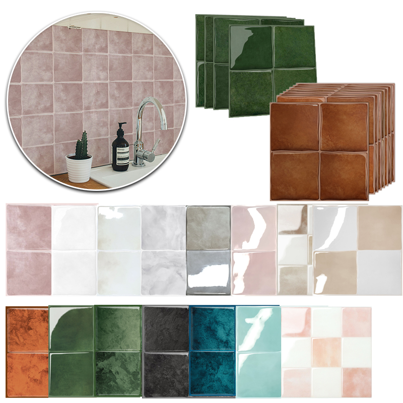 Kitchen Queen - 5/10 pièces de carreaux adhésifs 3D