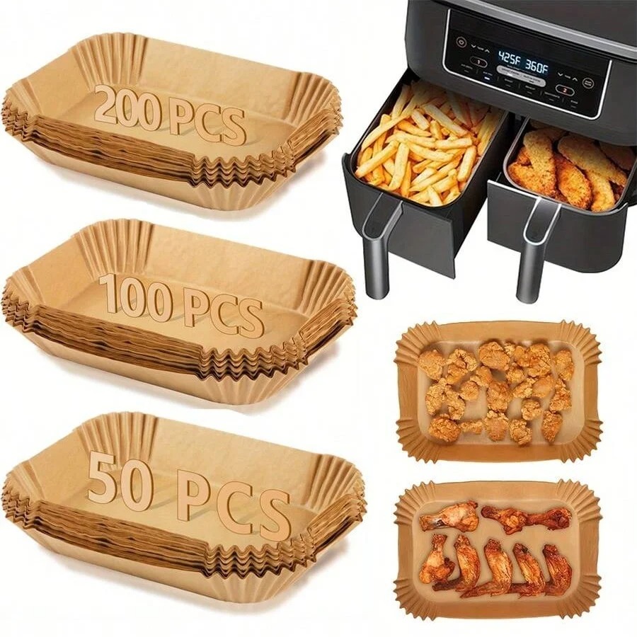 Kitchen Baking Paper - Papiers de cuisson jetables pour friteuse