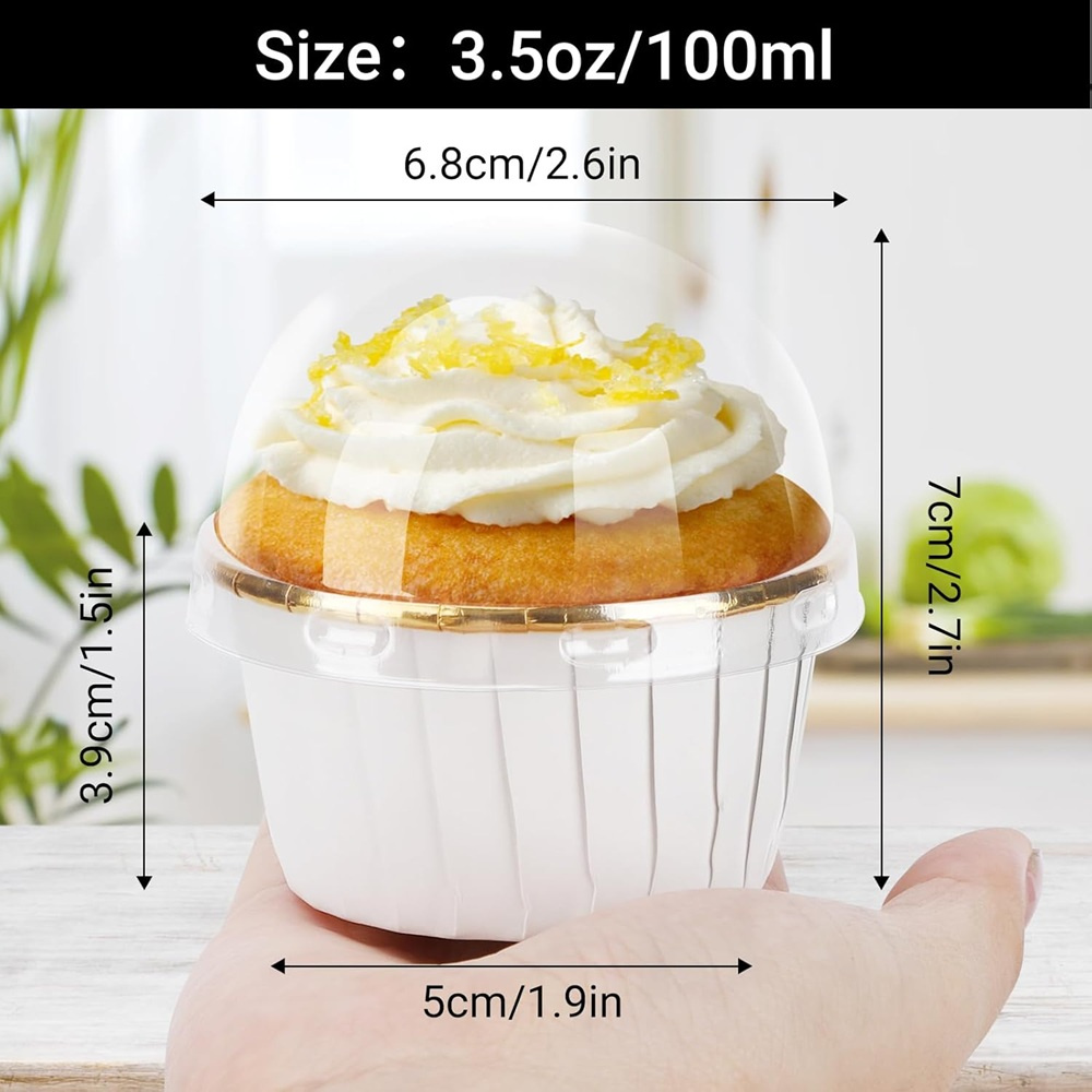 50 pièces Muffins tasse papier - Kitchen Baking Paper avis et prix
