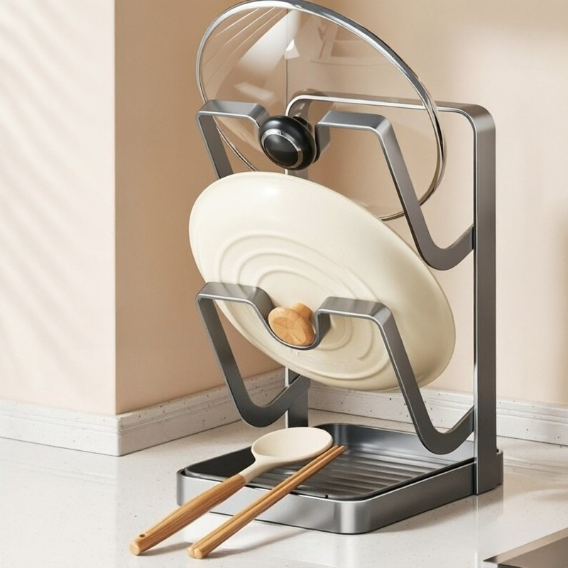 Support de comptoir robuste en - Kitchen Baking Pan Organizer avis et prix