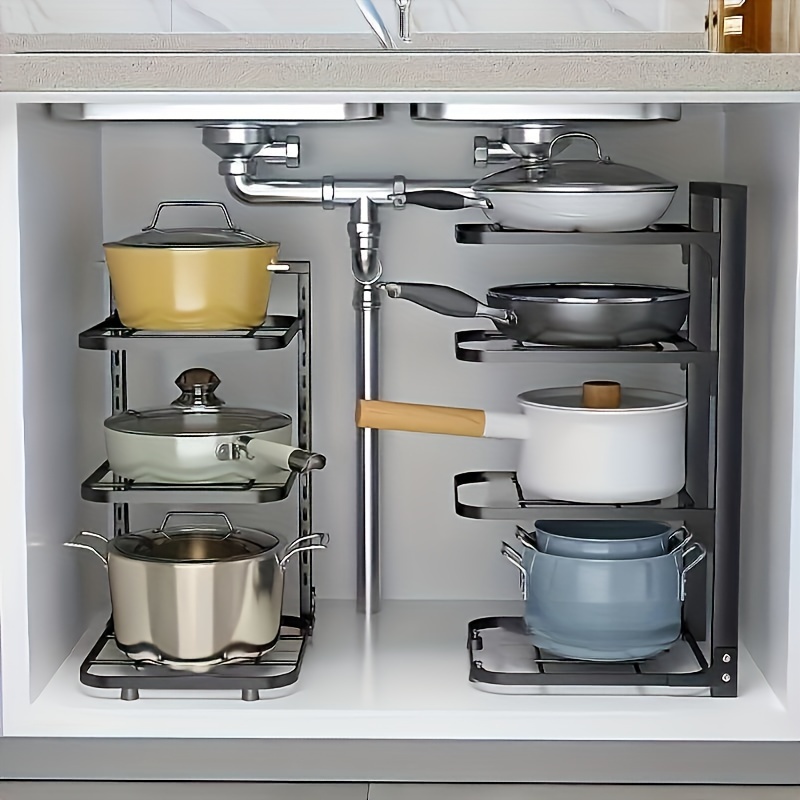 Étagère à casseroles réglable, - Kitchen Baking Pan Organizer avis et prix