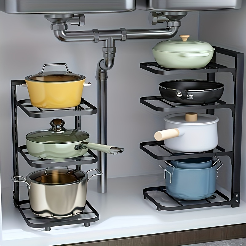 Étagère à casseroles réglable, - Kitchen Baking Pan Organizer avis et prix
