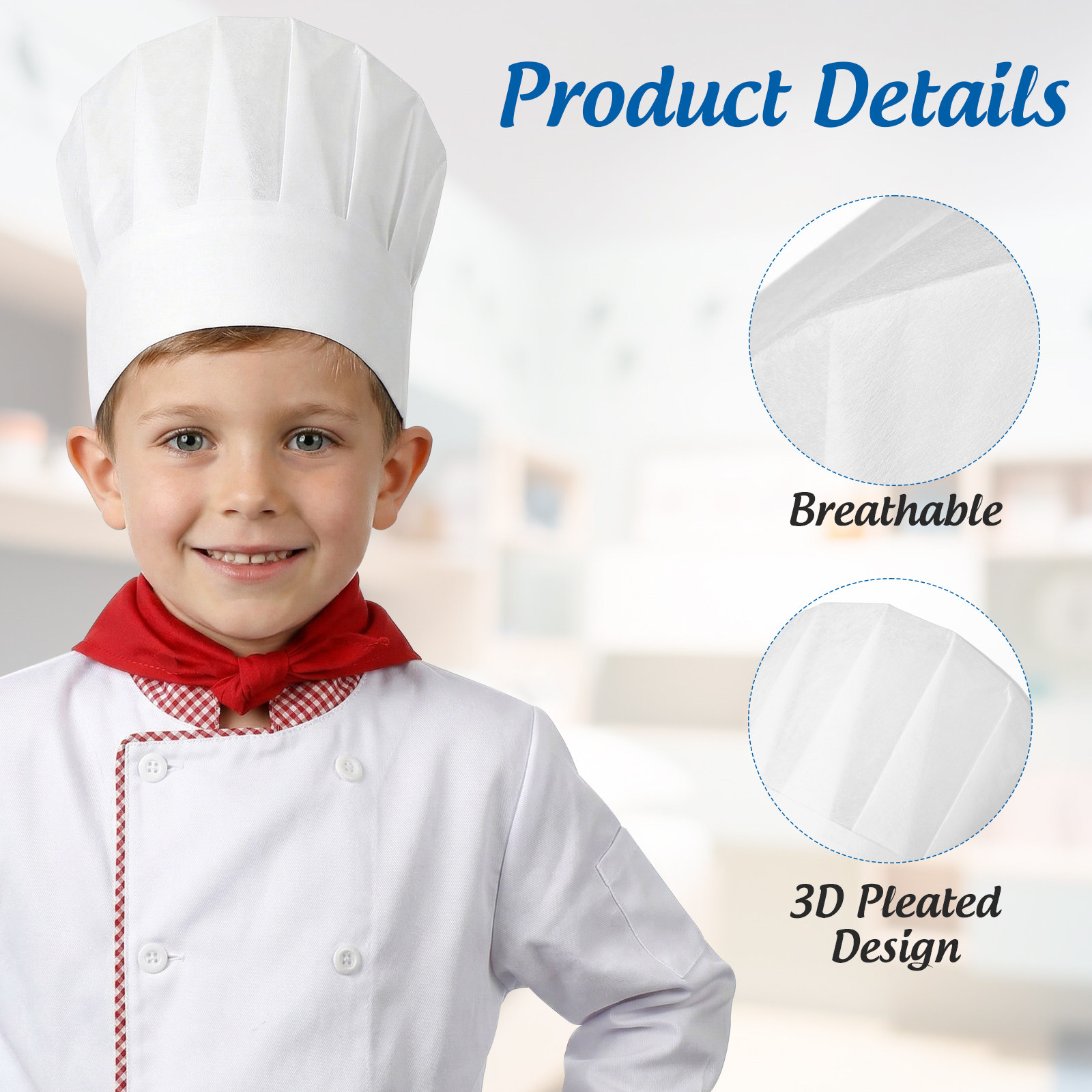 Chapeaux de chef jetables en p - Kitchen Baking Store avis et prix