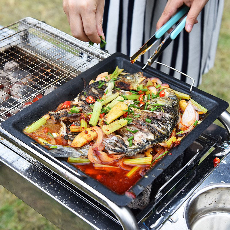 Poêle à griller carrée épaisse - Kitchen Baking Appliances avis et prix
