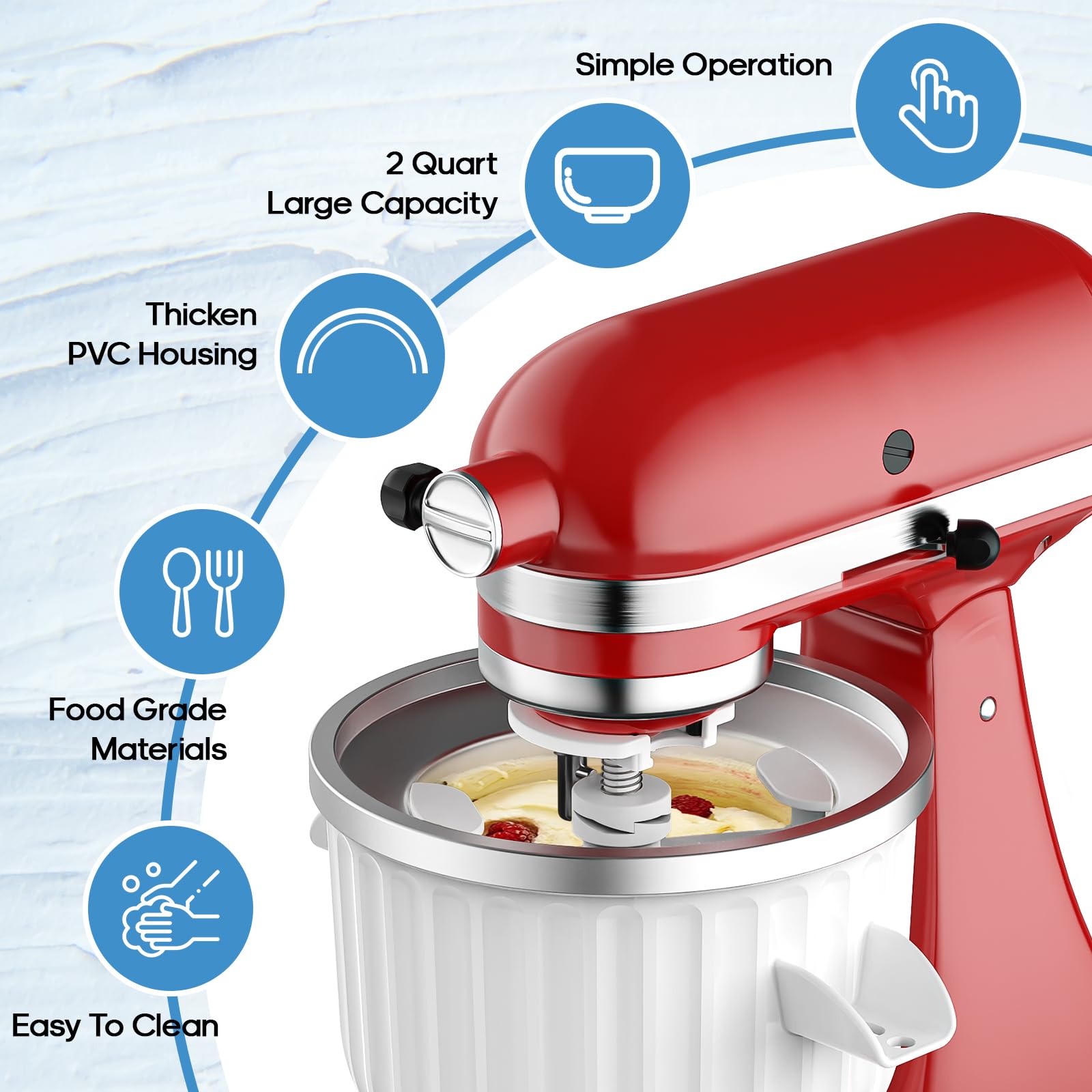 Accessoire pour machine à crèm - Kitchen Baking Appliances avis et prix