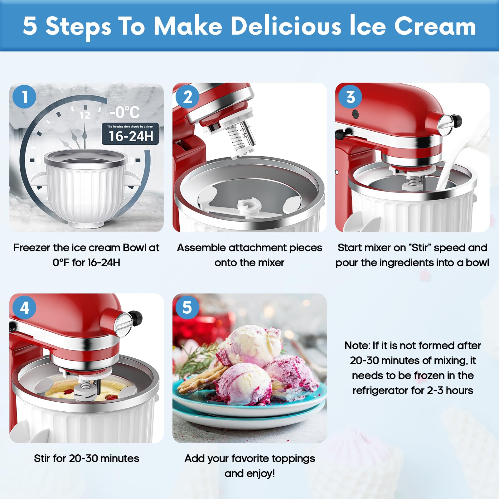 Accessoire pour machine à crèm - Kitchen Baking Appliances avis et prix