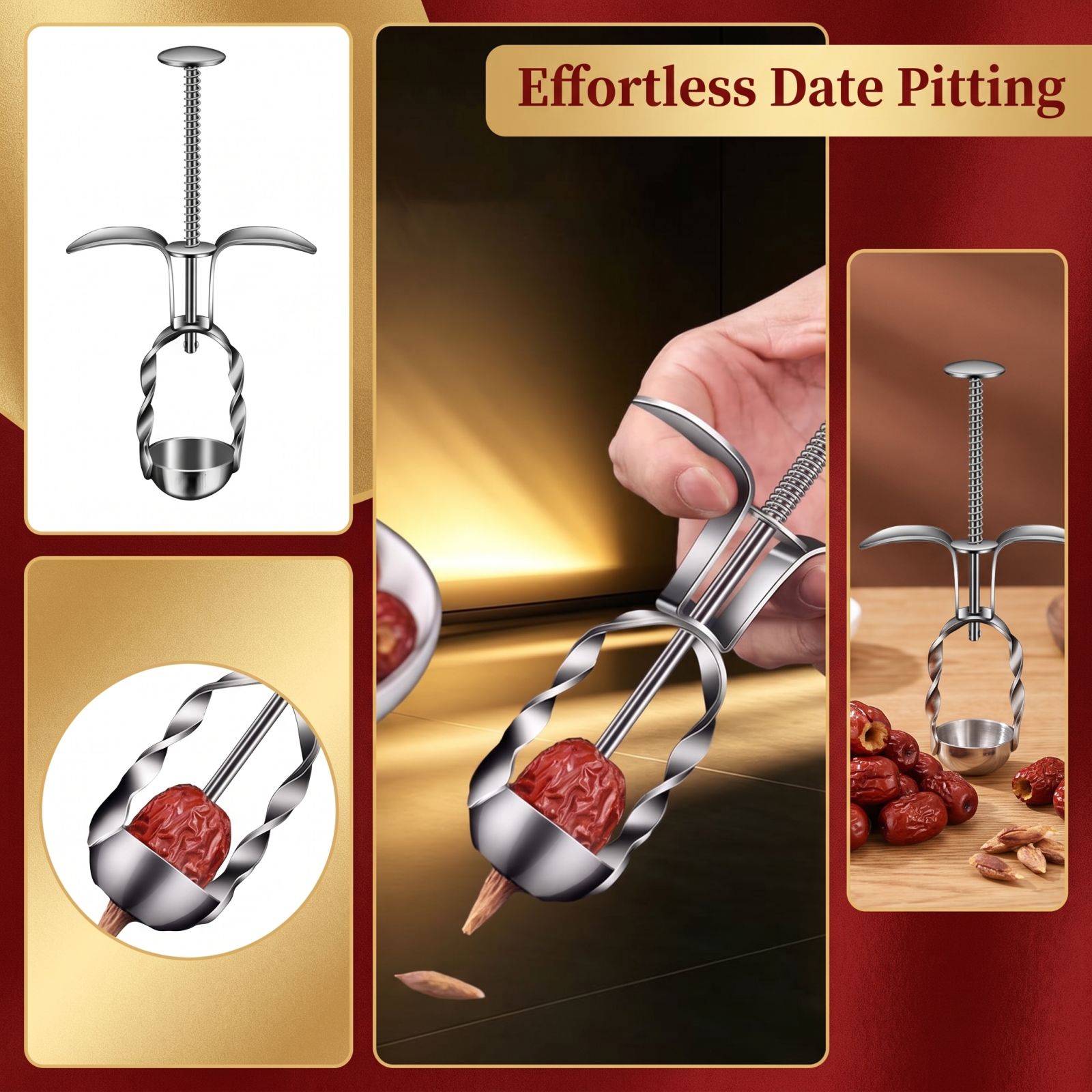Outil de dénoyautage de dattes - Kitchen Tools In Baking avis et prix