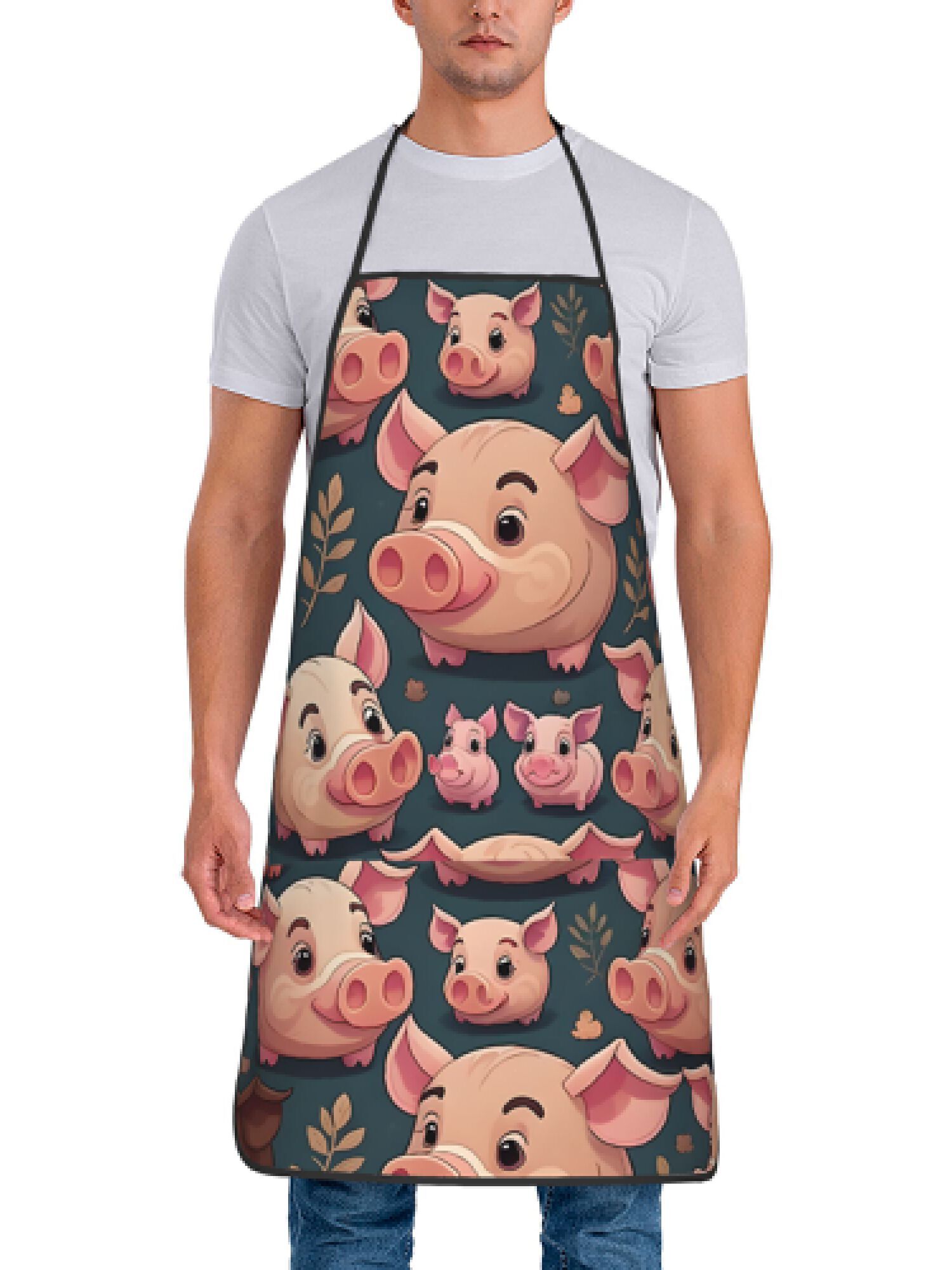 1 tablier rétro rose à motif c - Kitchen Baking Area Ideas avis et prix