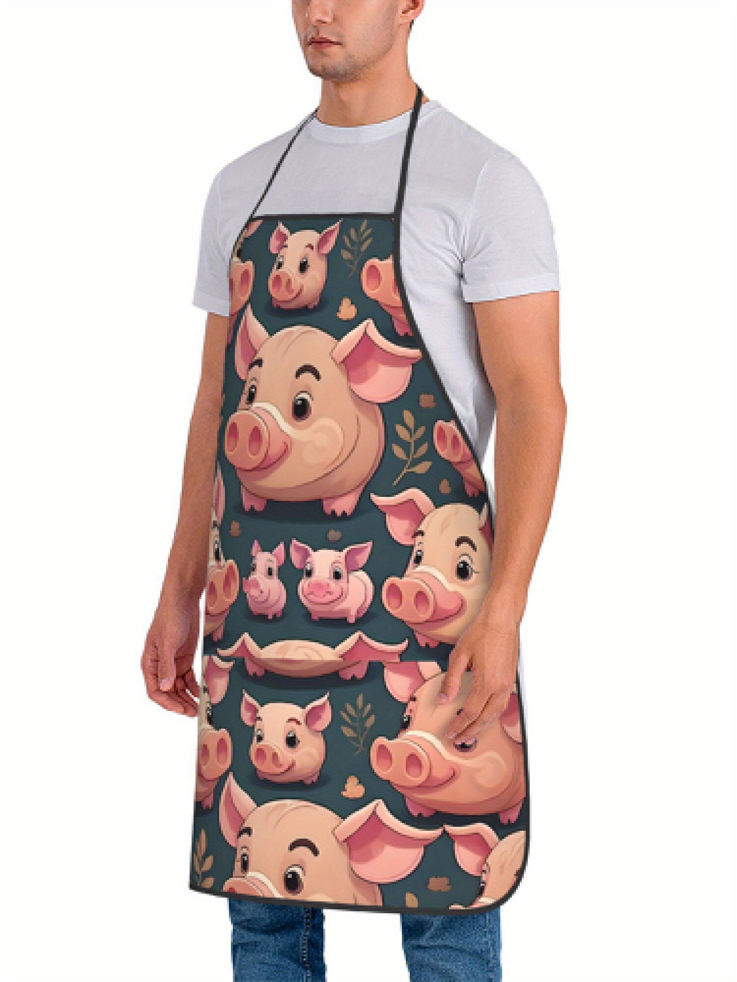 1 tablier rétro rose à motif c - Kitchen Baking Area Ideas avis et prix