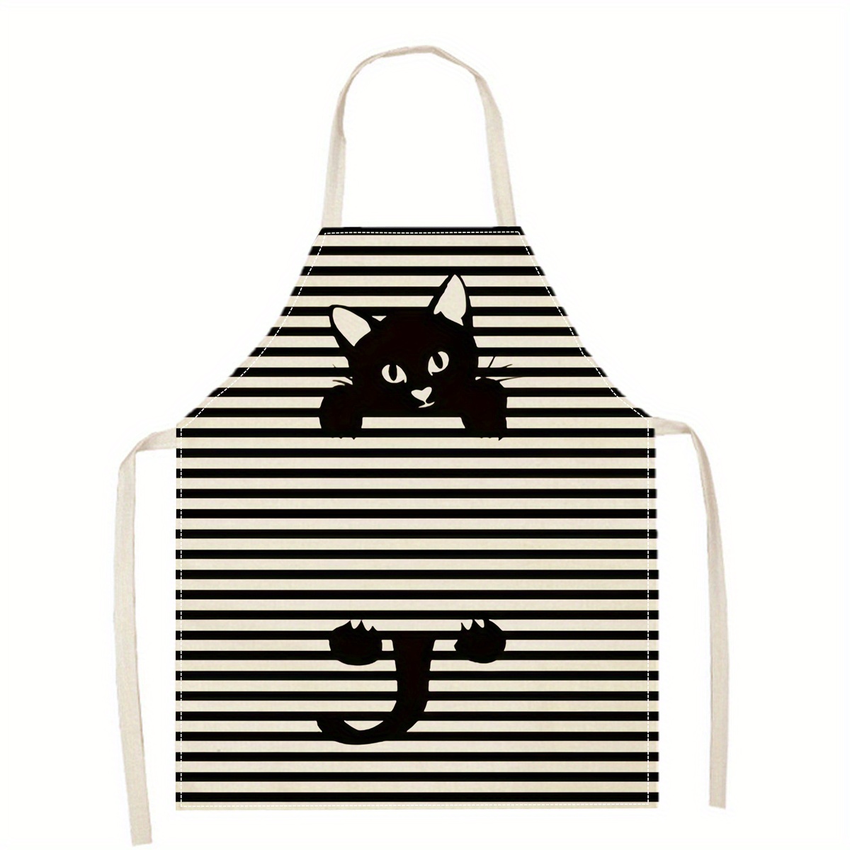 Tablier en lin amusant avec im - Kitchen Baking Area Ideas avis et prix