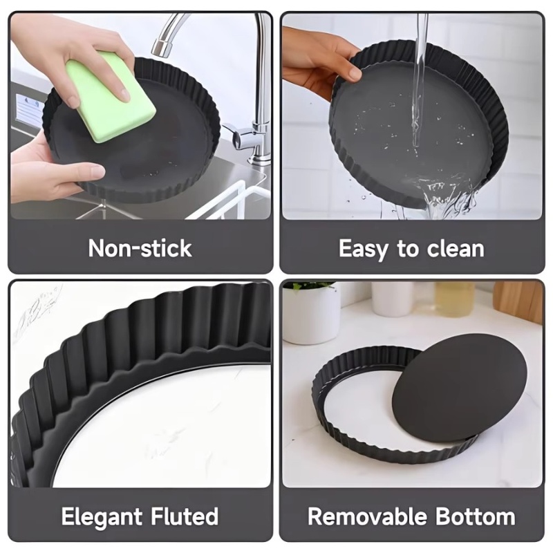 1 moule à tarte amovible à fon - Kitchen Baking Products avis et prix